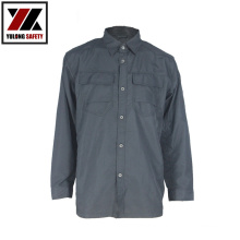 High Quality Men Shirt with 100% Cotton Fire retardant fabric